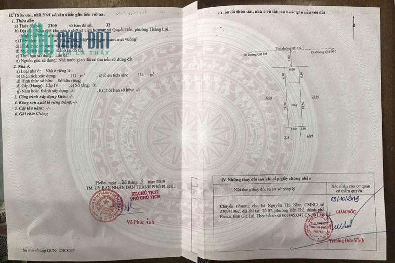 Cần Bán Nhanh Căn Nhà Vị Trí Đẹp Giá Siêu Đầu Tư Tại Phường Thắng Lợi Tp PLeiku