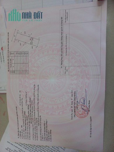 Chính Chủ cần bán nhanh 2 lô đất Thuộc  Khu 1 Thanh Hà - Thanh Ba - phú Thọ