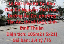 ĐẤT ĐẸP - GIÁ TỐT - Chính Chủ Cần Bán Gấp 2 Lô Đất Liền Kề Tại Thị Xã LaGi - Bình Thuận