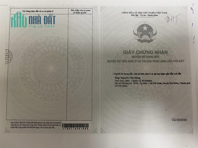 NHÀ ĐẸP - CHÍNH CHỦ - GIÁ TỐT Tại Ấp Nhơn Hòa 1, Xã Đức Hòa Thượng, Huyện Đức Hòa - Long An