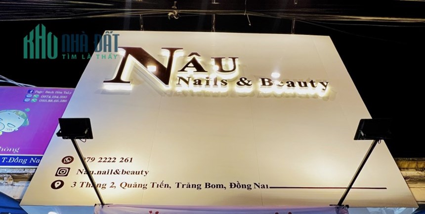 CHÍNH CHỦ CẦN SANG NHƯỢNG TIỆM NÂU NAILS VÀ BEAUTY TẠI NHÀ THỜ ĐỒNG PHÁT, QUẢNG TIẾN, TRẢNG BOM,