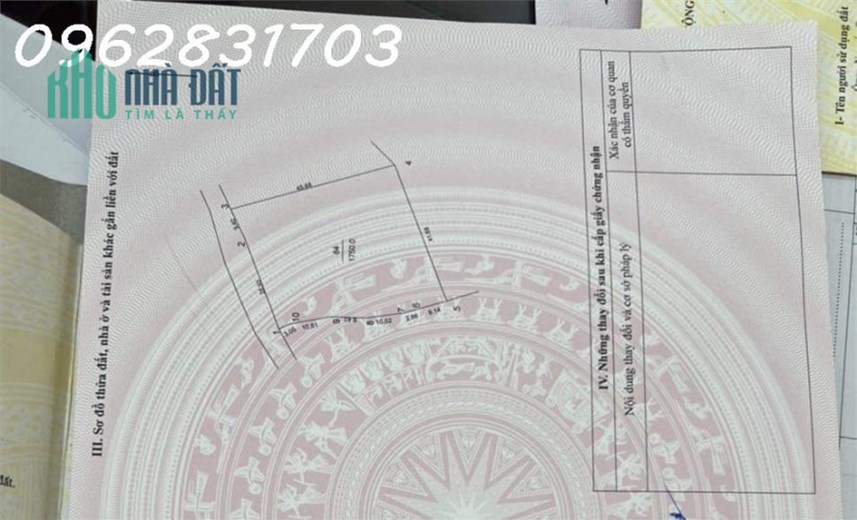 chủ cần tiền bán nhanh 1750m đất tiến xuân giá chỉ 5tr/m có thương lượng