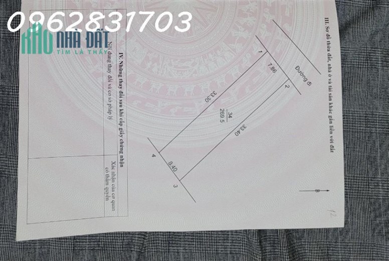 Chủ cần tiền cắt lỗ lô 300m đất thị xã Sơn tây giá chỉ 1,8 tỷ khu vực trung tâm