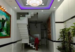 Nhà cho thuê nguyên căn Lê Văn Thọ, 4 tầng 4 PN đẹp y hình, 10tr