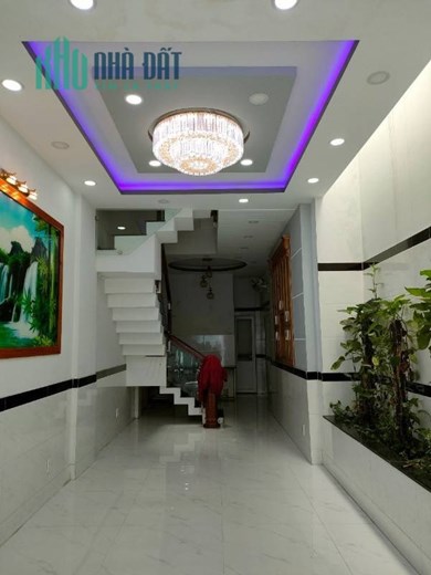 Nhà cho thuê nguyên căn Lê Văn Thọ, 4 tầng 4 PN đẹp y hình, 10tr