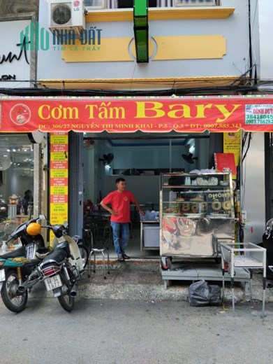Cần sang nhượng lại mặt bằng kinh doanh Địa chỉ: 306/27 nguyễn thị minh khai, F5, Q3, HCM