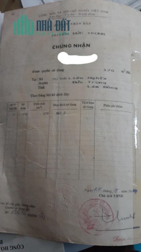 ĐẤT ĐẸP - GIÁ TỐT - Cần Bán Lô Đất Vị Trí Đắc Địa Tại Huyện Đức Trọng, Lâm Đồng