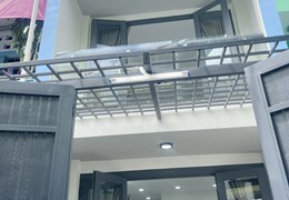 Nhà mới 2 tầng hẻm ô tô 159 Dạ Nam P3 Q8 giá 5tỷ550