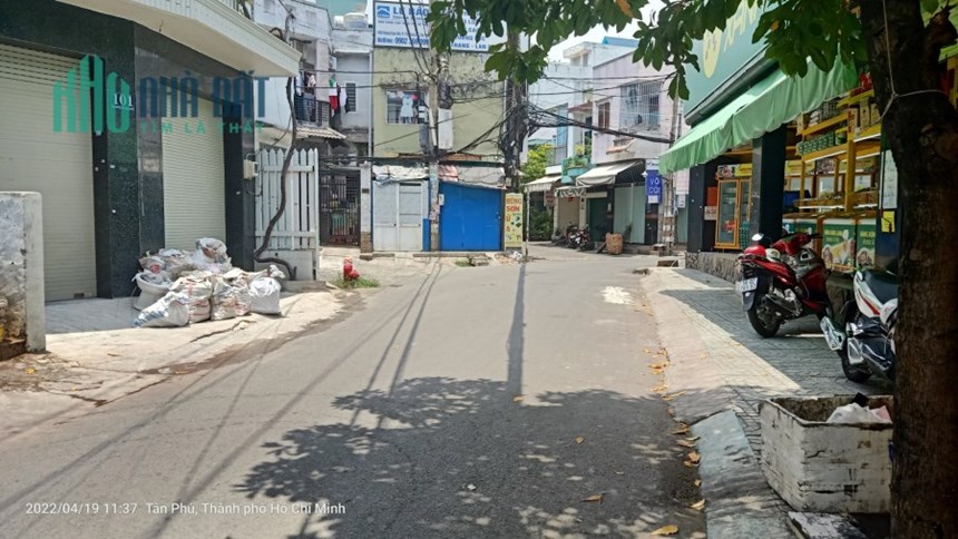Mặt tiền Hoàng Xuân Nhị, Phú Trung TP 4T 5PN tiện kinh doanh, nhà chính chủ hơn 20 năm giá chỉ 5tỷxx