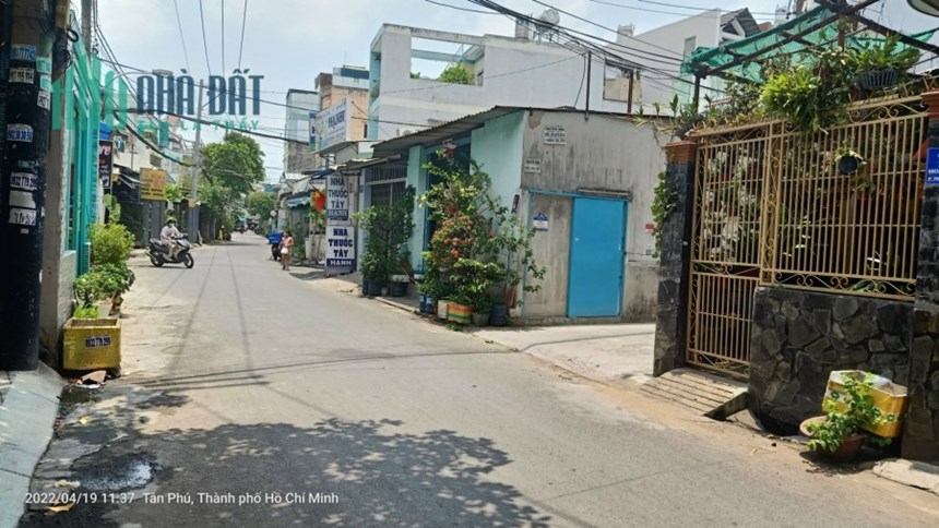Mặt tiền Hoàng Xuân Nhị, Phú Trung TP 4T 5PN tiện kinh doanh, nhà chính chủ hơn 20 năm giá chỉ 5tỷxx