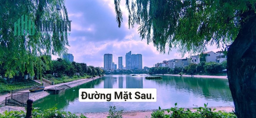 Tuyệt Tác!102m đất mặt hồ Đầm Khê-Nguyễn Viết Xuân-Kinh doanh-cực hiếm