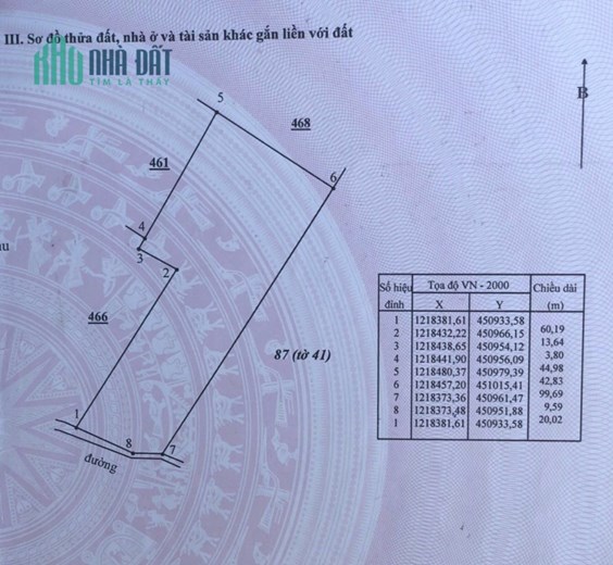 Chính chủ cần bán đất  huyện Hàm Thuận Bắc, tỉnh Bình Thuận