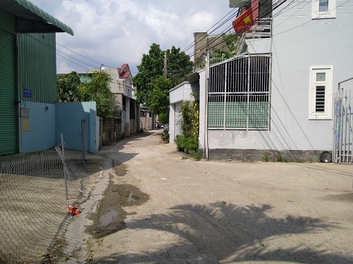 Cho thuê kho xưởng rộng: 300m2 - Hẻm 259/11A-KP.Tây A, Đường Võ Thị Sáu, P. Đông Hòa, Dĩ An, Bình