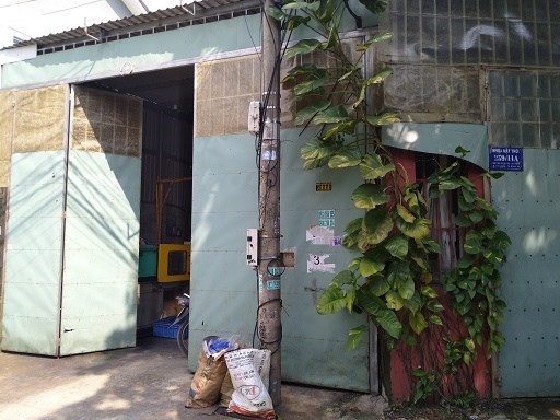 Cho thuê kho xưởng rộng: 300m2 - Hẻm 259/11A-KP.Tây A, Đường Võ Thị Sáu, P. Đông Hòa, Dĩ An, Bình