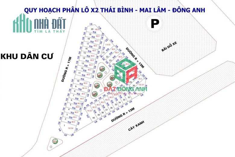 Bán đất đấu giá X2 Thái Bình Mai Lâm Đông Anh