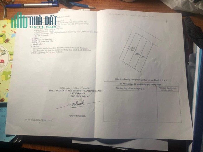 Bán nhà Đản Dị Đông Anh diện tích 75 m2 mặt tiền 4m oto tránh chỉnh nhỉnh 4 tỉ