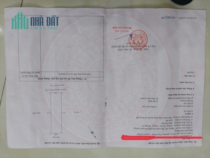 Bán đất ngõ 630 Thiên Lôi, diện tích 62m giá không đối thủ 1.62 tỉ