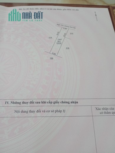 Chính chủ cần bán nhanh lô đất Tại Ngõ 133 - Thôn Sơn Hà – Xã Ngọc Đường – TP Hà Giang – Tỉnh Hà