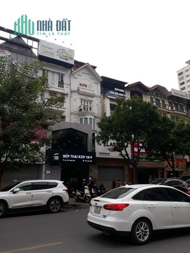 Cho thuê nhà mặt phố Vũ Phạm Hàm 120m2x 5T, làm nhà hàng, café, massage
