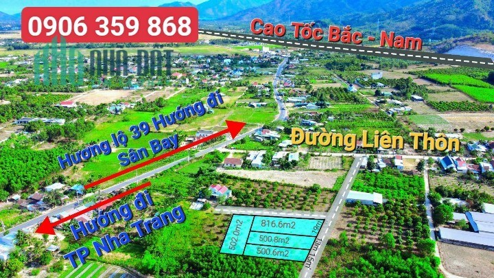 BÁN ĐÂT SUỐI TIÊN-DIÊN KHÁNH QH FULL THỔ GIÁ ĐẦU TƯ CHỈ 2TR5/M2