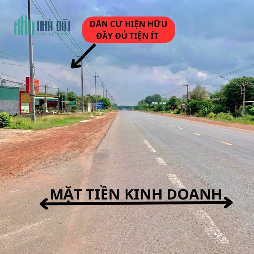 Chơn Thành Bình Phước cần bán lô đất mặt tiền đường nhựa 32m