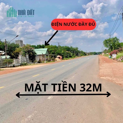 Chơn Thành Bình Phước cần bán lô đất mặt tiền đường nhựa 32m