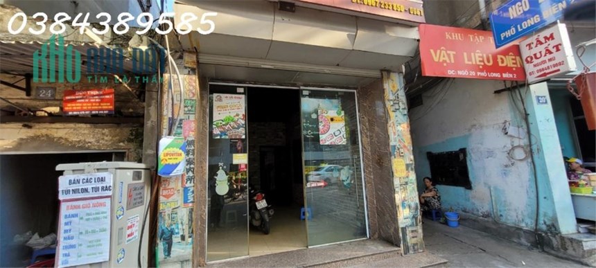 Cho thuê nhà 5 tầng mặt phố Long Biên, phường Ngọc Lâm