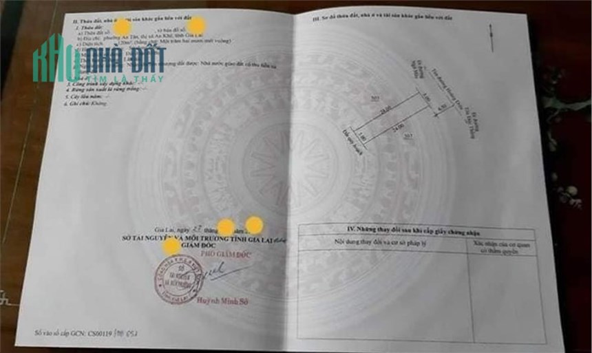 CHÍNH CHỦ Cần Bán 2 Lô Đất Địa Thế  Đẹp Đường Hoàng Diệu Gần Bến Xe Thị Xã An Khê