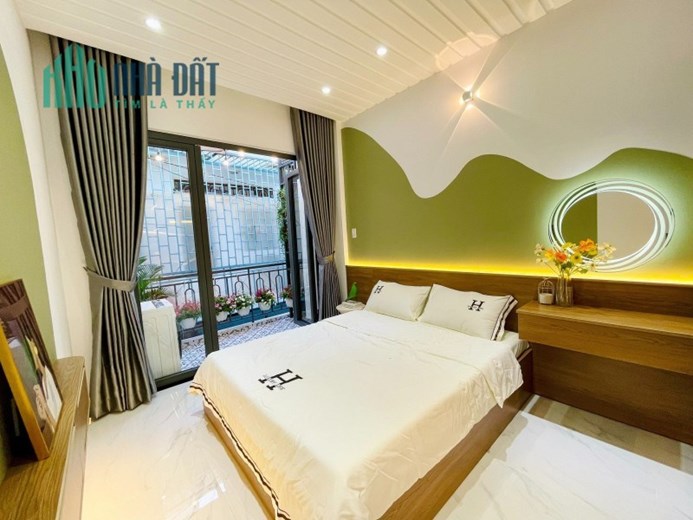 BÁN NHÀ GÒ VẤP HXH 49M2 2 TẦNG 3 PHÒNG NGỦ SÁT MẶT TIỀN ĐẸP LUNG LINH PHAN VAN TRI 4.5 TỶ.