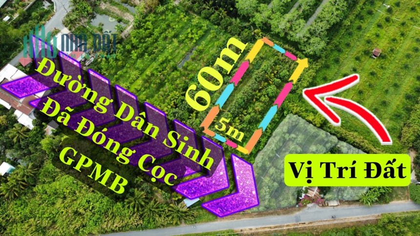Bán đất MT kinh doanh mua bán lộ nhựa 6m ngay Trường P. T. Trung & An Thái Trung (Mới)