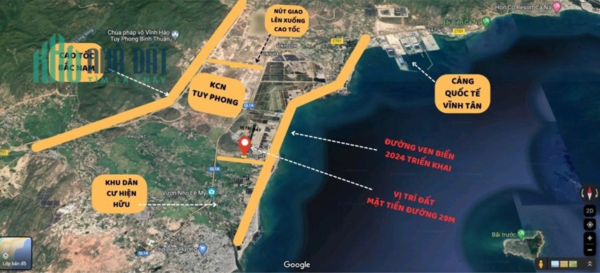 Đất nền biển full thổ 100% giá siêu siêu rẻ chỉ 6tr/m2 ngay nút giao cao tốc Vĩnh Hảo- Phan Thiết