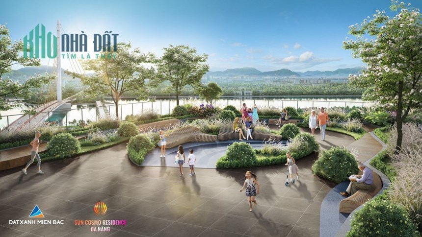 Sun Cosmo Residence Da Nang" tòa tháp cao 33 Tầng ven sông Hàn view Toàn cảnh 360 độ trung tâm Tp