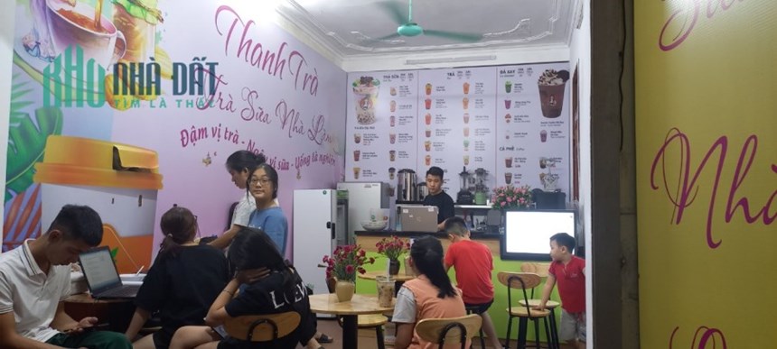 SANG NHƯỢNG CỬA HÀNG TRÀ SỮA  ĐỊA CHỈ CỔNG LÀNG PHÚ ĐÔ, NAM TỪ LIÊM, HÀ NỘI