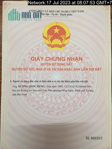 CHÍNH CHỦ Cần Bán Nhanh Căn Nhà Tại Từ Sơn-Bắc Ninh