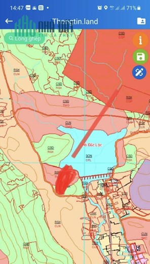 BÁN 1,7HA ĐẤT MẶT TIỀN HỒ ĐẮC LỘ, VĨNH PHƯƠNG, TP NHA TRANG. LH  0913503888