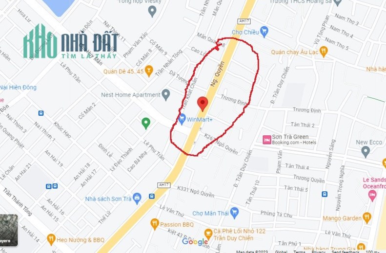 Nhà sát Mặt Tiền Trương Định gần Ngô Quyền 70m2, 2.55 tỷ