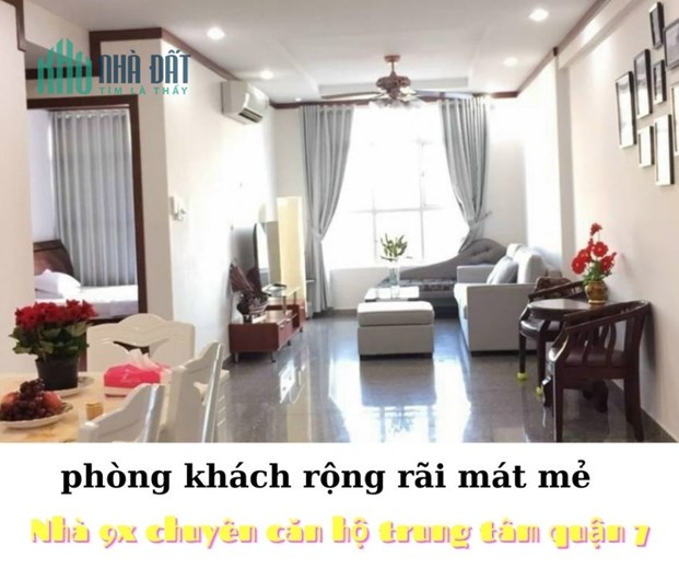 Cho thuê căn hộ 3 phòng ngủ Him Lam quận 7 chung cư Hoàng Anh Thanh Bình