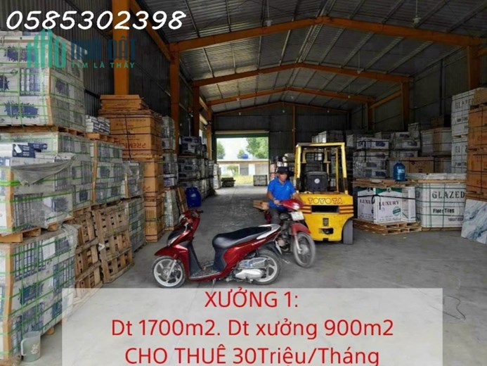 Cho Thuê Xưởng Mặt tiền đường Tỉnh Lộ 9 , Mỹ Hạnh Bắc, Đức Hòa, Long An