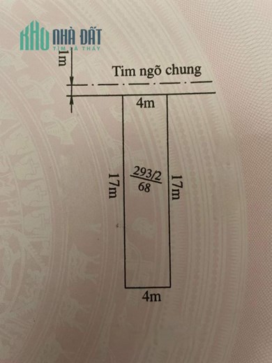 Bán đất Bình Kiều, Đông Hải, ngõ ô tô, 68m2, giá rẻ