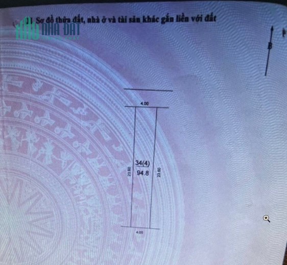 Chính chủ cần bán gấp nhà đất bìa làng quy hoạch mở đường 30m tại Thố Bảo Vân Nội giá ngộp chỉ 4x