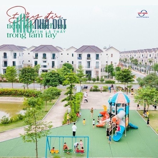 Biệt thự đơn lập 240m2 view thẳng công viên 1.4ha, đường đôi tại VSIP Bắc Ninh