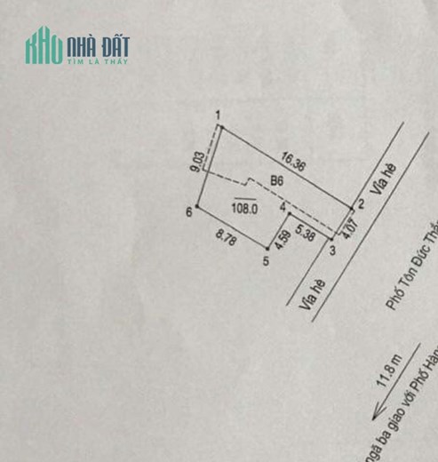 Bán nhà mặt phố Tôn Đức Thắng, vìa hẻ, kinh doanh đỉnh, 7 tầng thang máy , 108m2, 27 tỷ.
