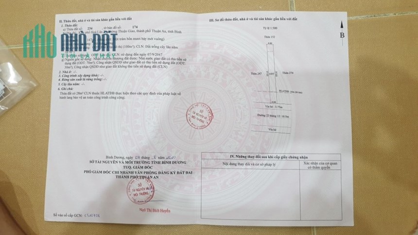 Bán Nhà Mặt Tiền Sầm Uất Nhất thành phố Thuận An, Bình Dương.