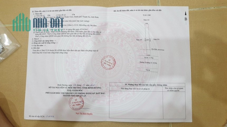 Bán Nhà Mặt Tiền Sầm Uất Nhất thành phố Thuận An, Bình Dương.