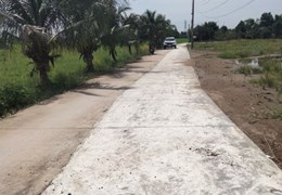 Bán lô góc 2MT đường xe hơi xã Bình Thạnh Thủ Thừa 231m2 SHR 1.15 tỷ. Lh:0907117487