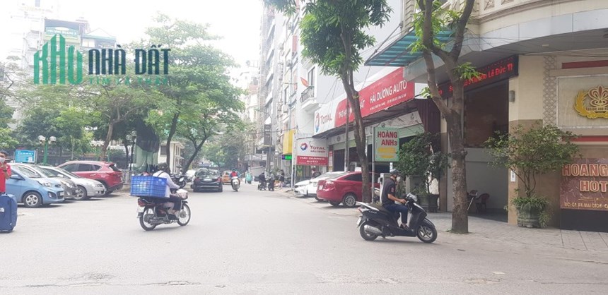 Siêu phẩm! Bán nhà mặt phố Hồ Tùng Mậu, Trần Vỹ 129m2 9T MT 8m 1 hầm thang máy 2 thoáng vỉa hè rộng