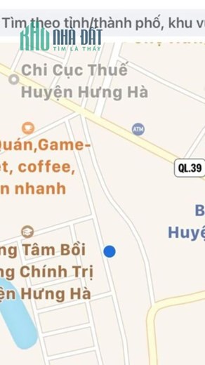 Chính Chủ cần cho thuê xưởng Thuộc SN80 Đường Phạm Ngũ Lão – Thị Trấn Hưng Hà (Gần NH agribank ngã