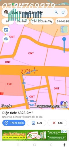 Bán lô đất vườn trái cây diện tích 1000m2 nằm ngay trung tâm xã Bảo Bình, Cẩm Mỹ