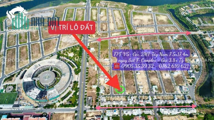 Bán đất FPT City 2 mặt tiền sát Nam Kỳ Khởi Nghĩa giá tốt