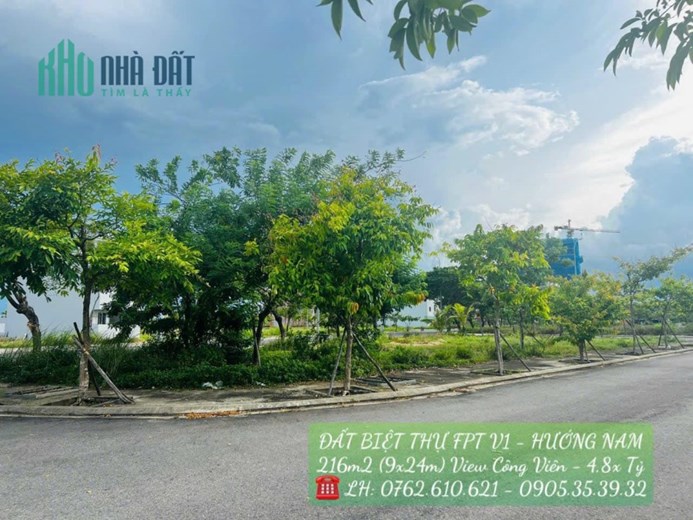 Bán đất FPT Đà Nẵng 216m2 (9mx24m) giá tốt nhất thị trường